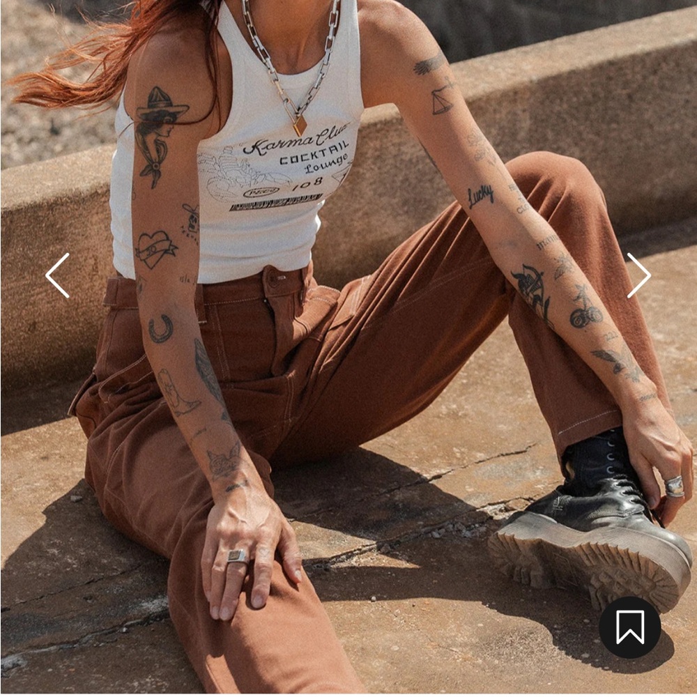 304 Service Fatigue Pants - Rust SIZ UK 18 - Picture 4 of 11